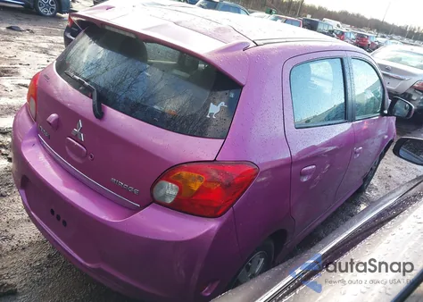 2014 Mitsubishi Mirage Es из США, поврежденный, VIN ML32A4HJ3EH016506